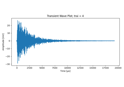 Read and plot transient data